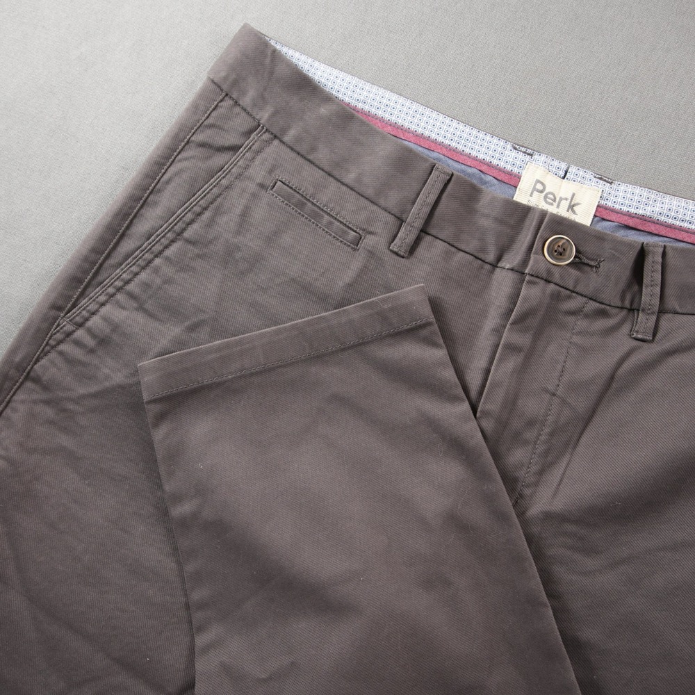 Perk Feel Good Slim Fit Chino Prep Stretch Men Pants 33/32 Business Work Office